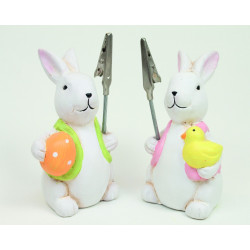 Lot de 12 lapins "porte photo"
