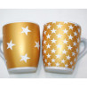 Lot de 12 mugs Noel 2 modèles assortis
