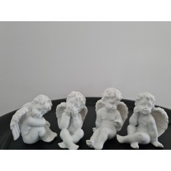 lot de 12 petits anges 4 modèles assortis