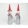 lot de 12 renne et bonhomme de neige 24 cm