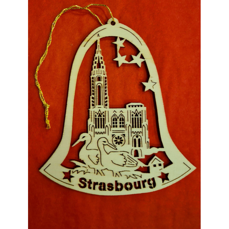 Lot de 12 cloches Strasbourg cathédrale 9cm