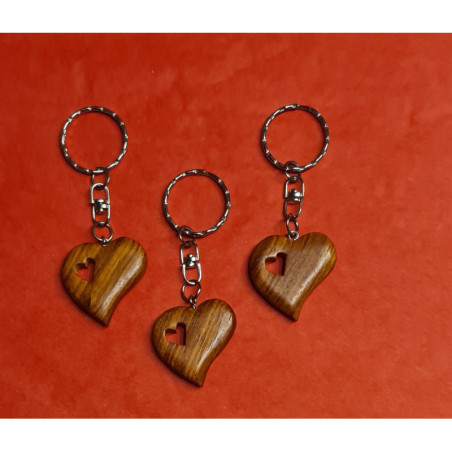 Lot de 24 "porte clé modèle coeur 2"