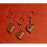 Lot de 24 "porte clé modèle coeur 2"