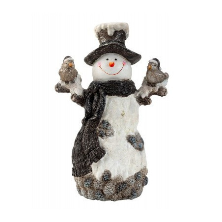 Lot de 2 bonhommes de neige 49cm