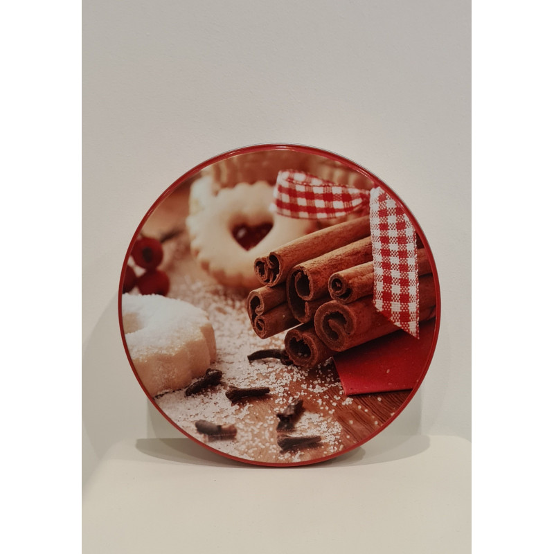 Lot de 6 boites  à gâteaux (3tailles) rouges