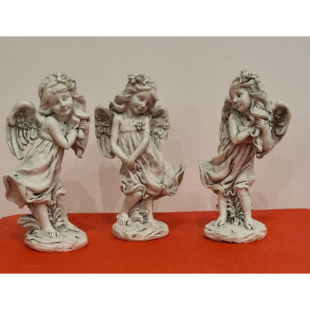 Lot de 6anges 12cm (3modèles assortis)