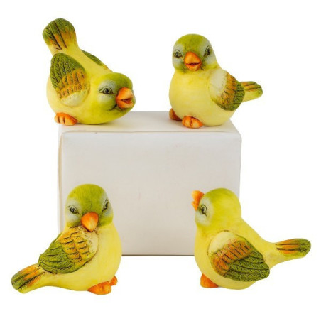 Lot de 12 oiseaux 6cm-7cm