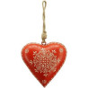 Lot de 12 coeurs rouges 8cm