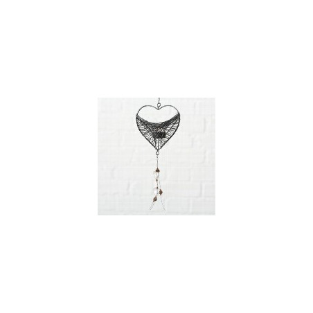 Lot de 6 photophores coeur