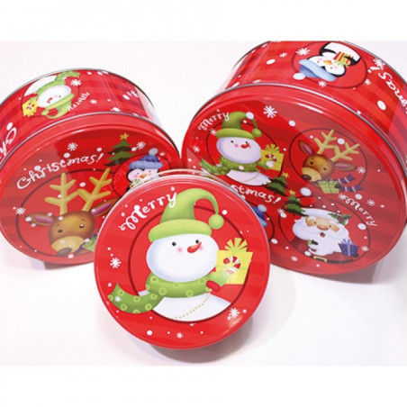 Lot de 12 boites à gâteaux 20+17+14cm