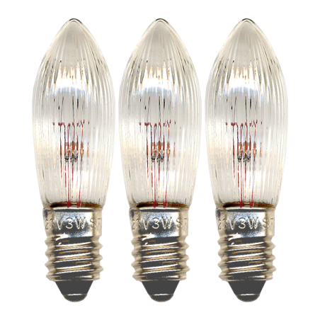 Lot de 10 sets ampoules pour chandelier
