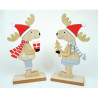 Lot de 12 rennes 13cm