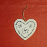 16 coeurs en bois 10cm